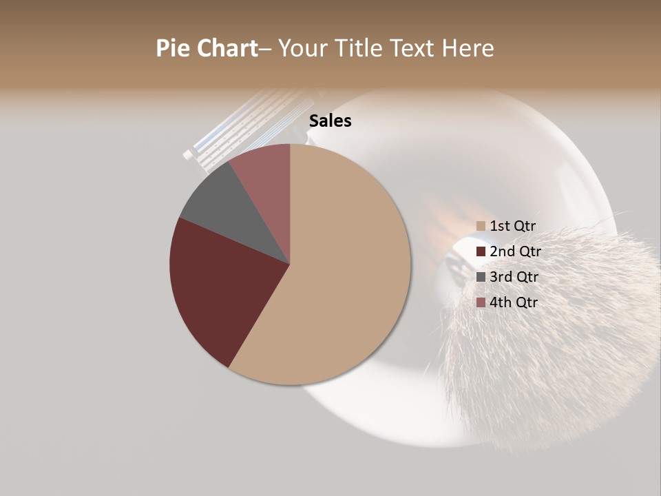 Shaving Brush Beautiful Hygiene PowerPoint Template