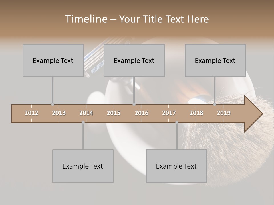 Shaving Brush Beautiful Hygiene PowerPoint Template