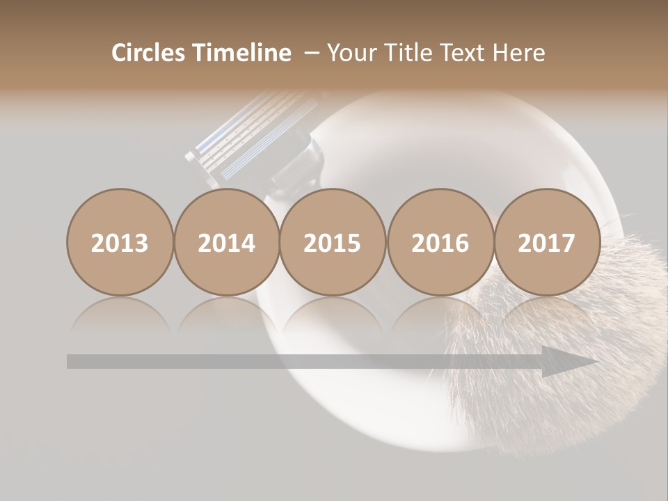 Shaving Brush Beautiful Hygiene PowerPoint Template