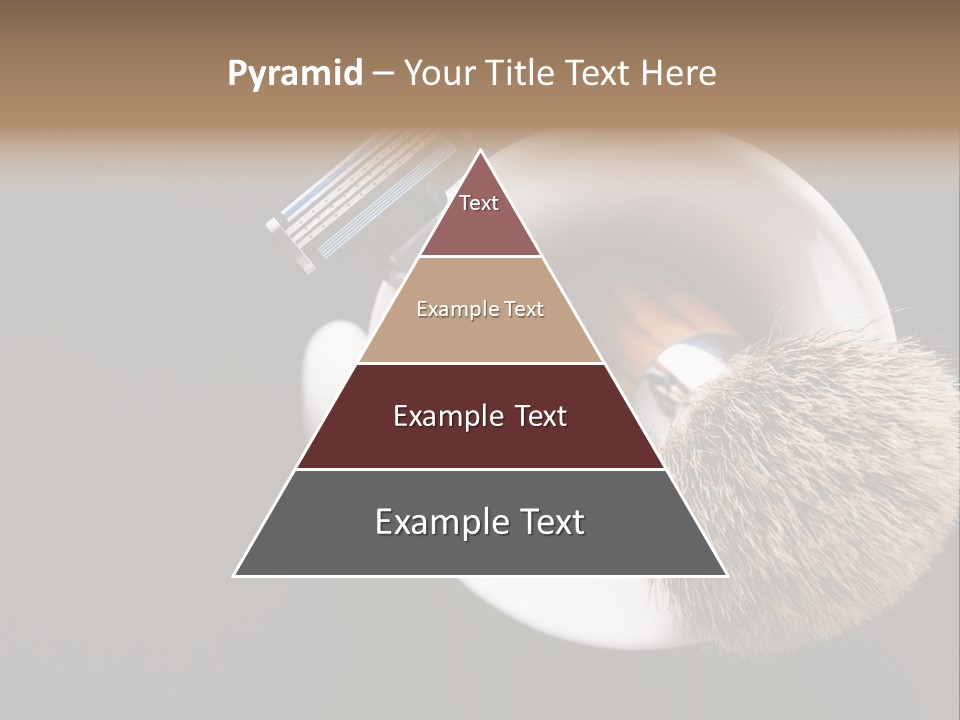 Shaving Brush Beautiful Hygiene PowerPoint Template