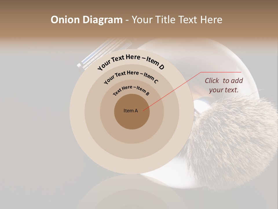 Shaving Brush Beautiful Hygiene PowerPoint Template