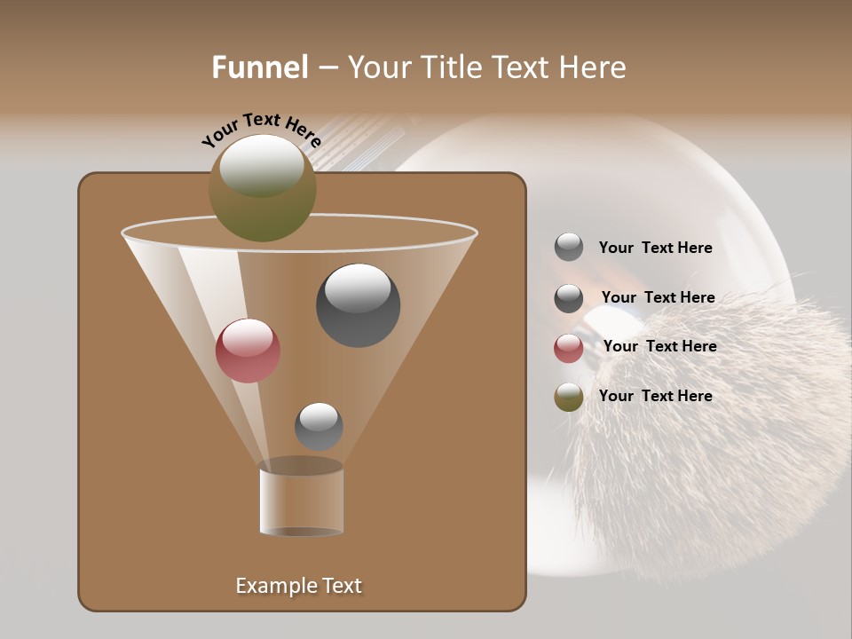 Shaving Brush Beautiful Hygiene PowerPoint Template