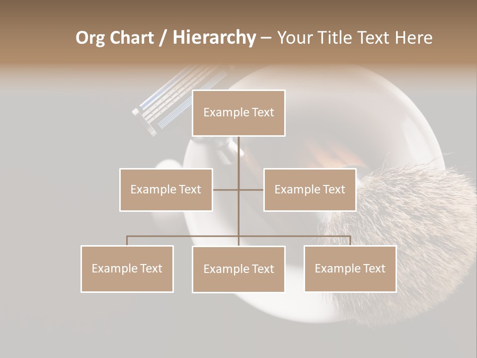 Shaving Brush Beautiful Hygiene PowerPoint Template