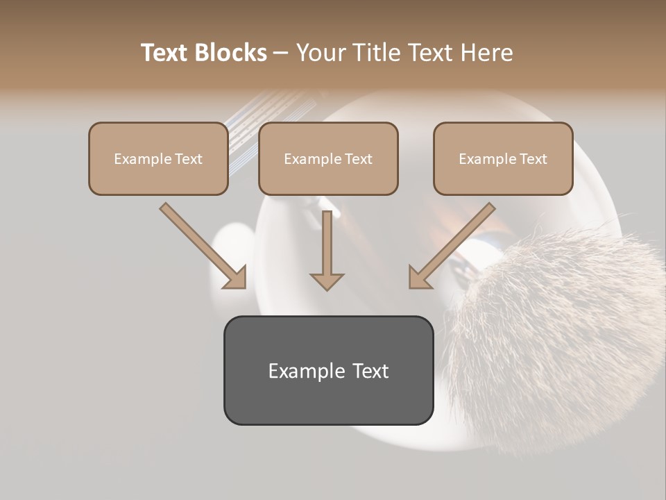 Shaving Brush Beautiful Hygiene PowerPoint Template