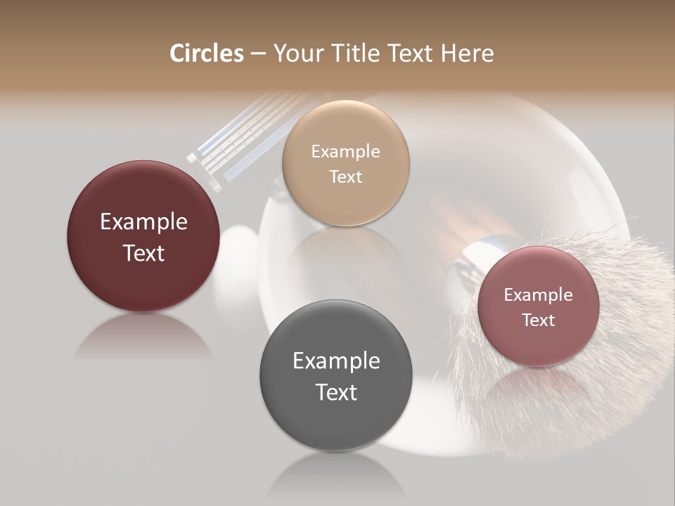 Shaving Brush Beautiful Hygiene PowerPoint Template