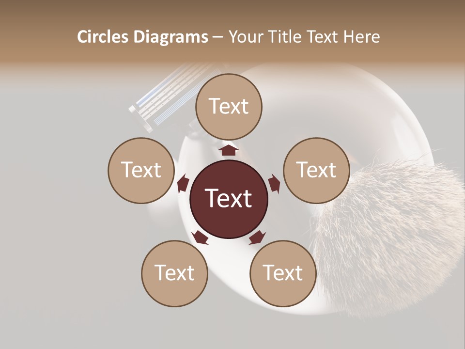 Shaving Brush Beautiful Hygiene PowerPoint Template