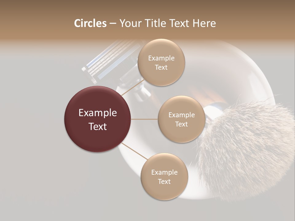 Shaving Brush Beautiful Hygiene PowerPoint Template
