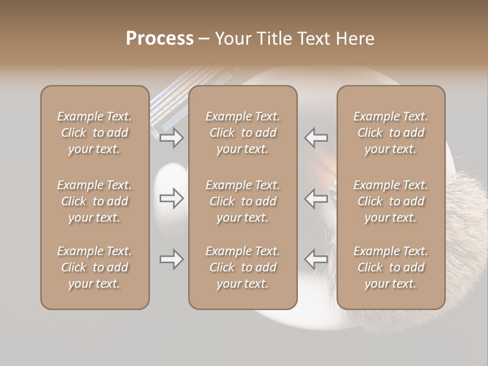 Shaving Brush Beautiful Hygiene PowerPoint Template