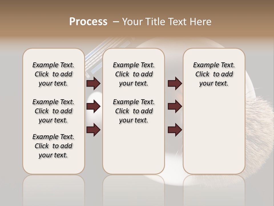 Shaving Brush Beautiful Hygiene PowerPoint Template