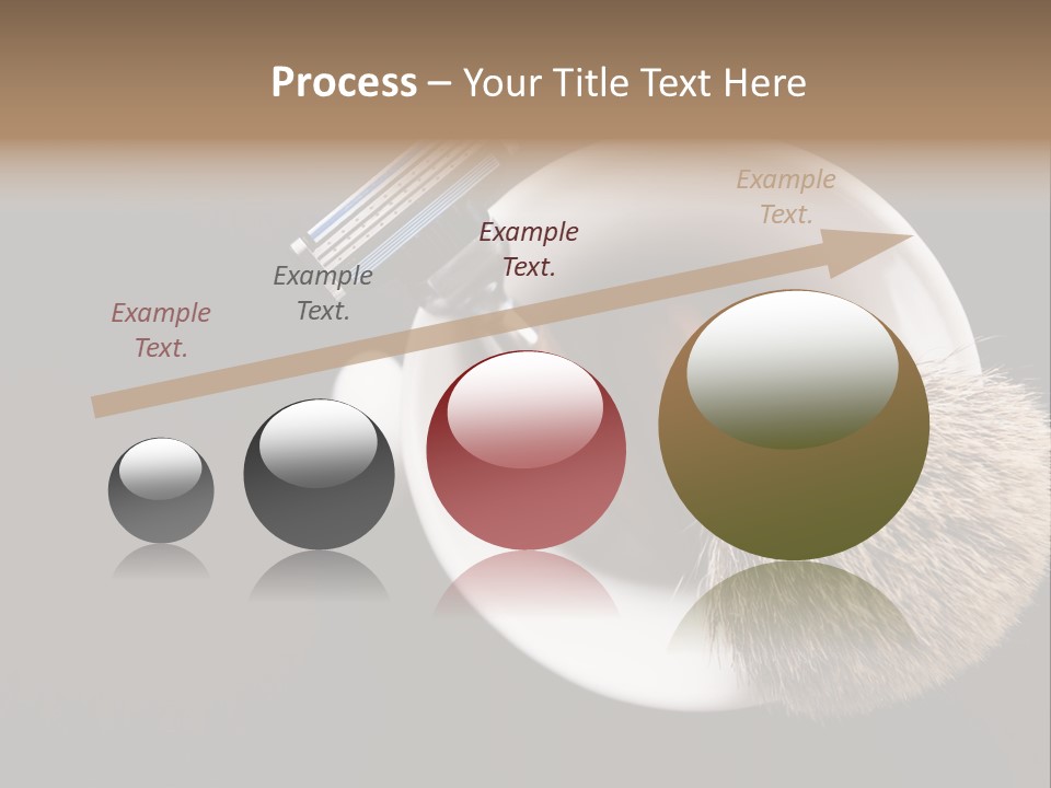 Shaving Brush Beautiful Hygiene PowerPoint Template