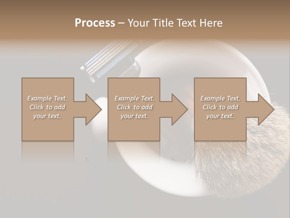 Shaving Brush Beautiful Hygiene PowerPoint Template
