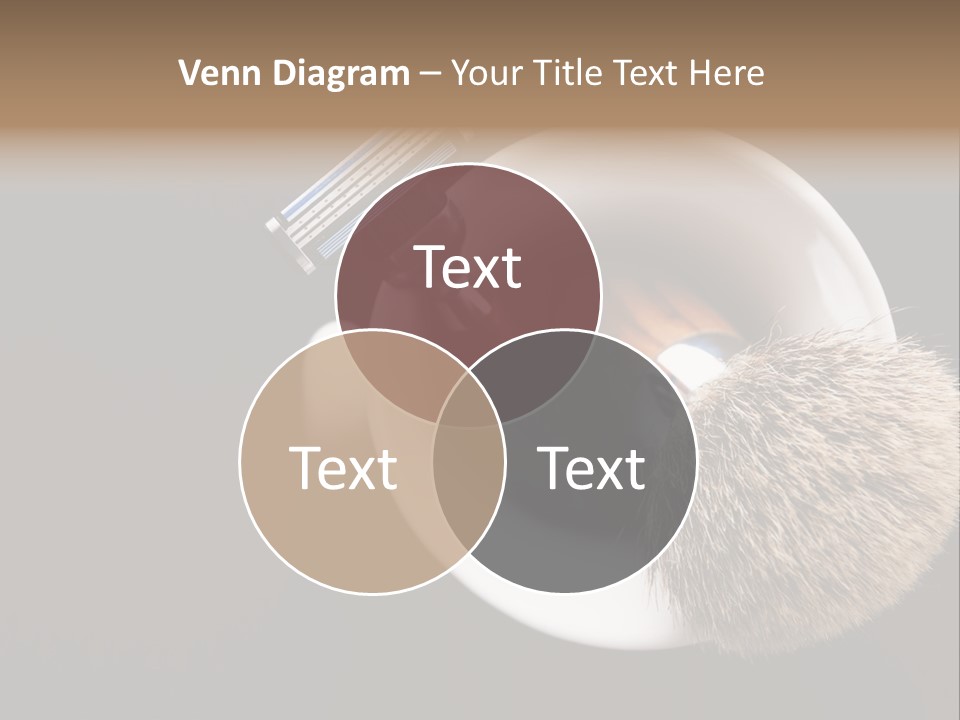 Shaving Brush Beautiful Hygiene PowerPoint Template