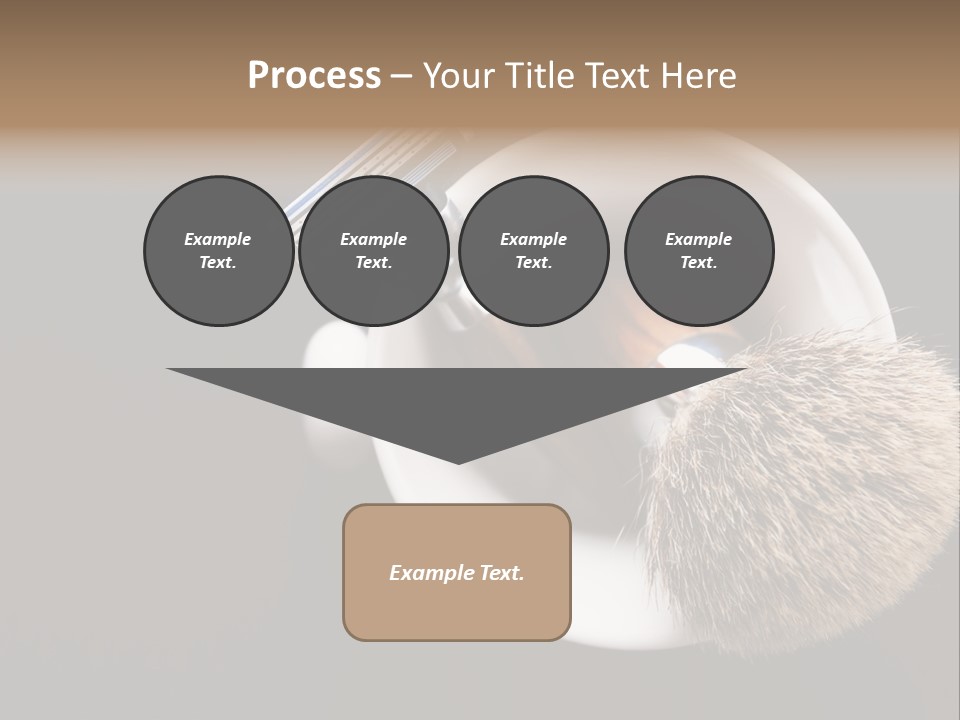 Shaving Brush Beautiful Hygiene PowerPoint Template