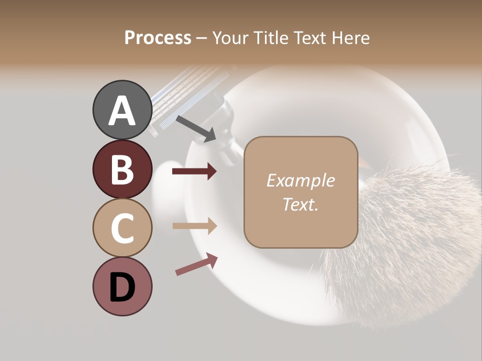 Shaving Brush Beautiful Hygiene PowerPoint Template