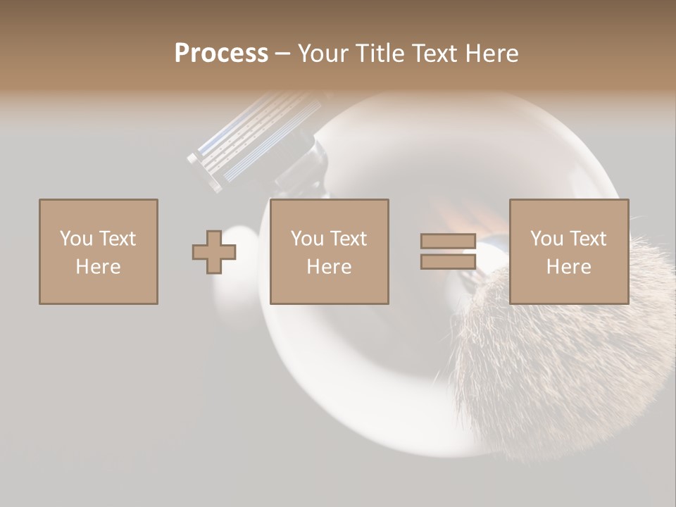 Shaving Brush Beautiful Hygiene PowerPoint Template
