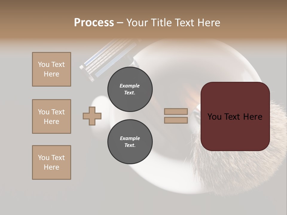Shaving Brush Beautiful Hygiene PowerPoint Template