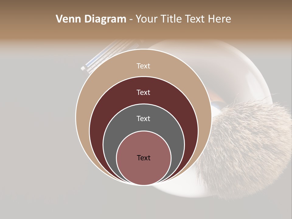 Shaving Brush Beautiful Hygiene PowerPoint Template