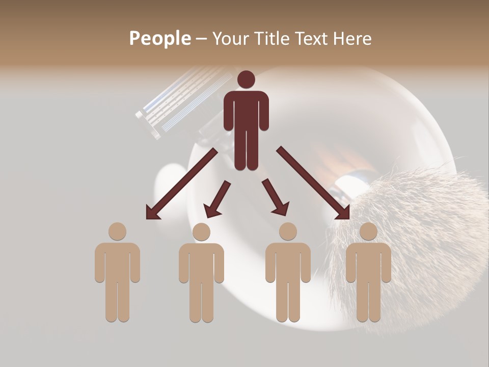 Shaving Brush Beautiful Hygiene PowerPoint Template