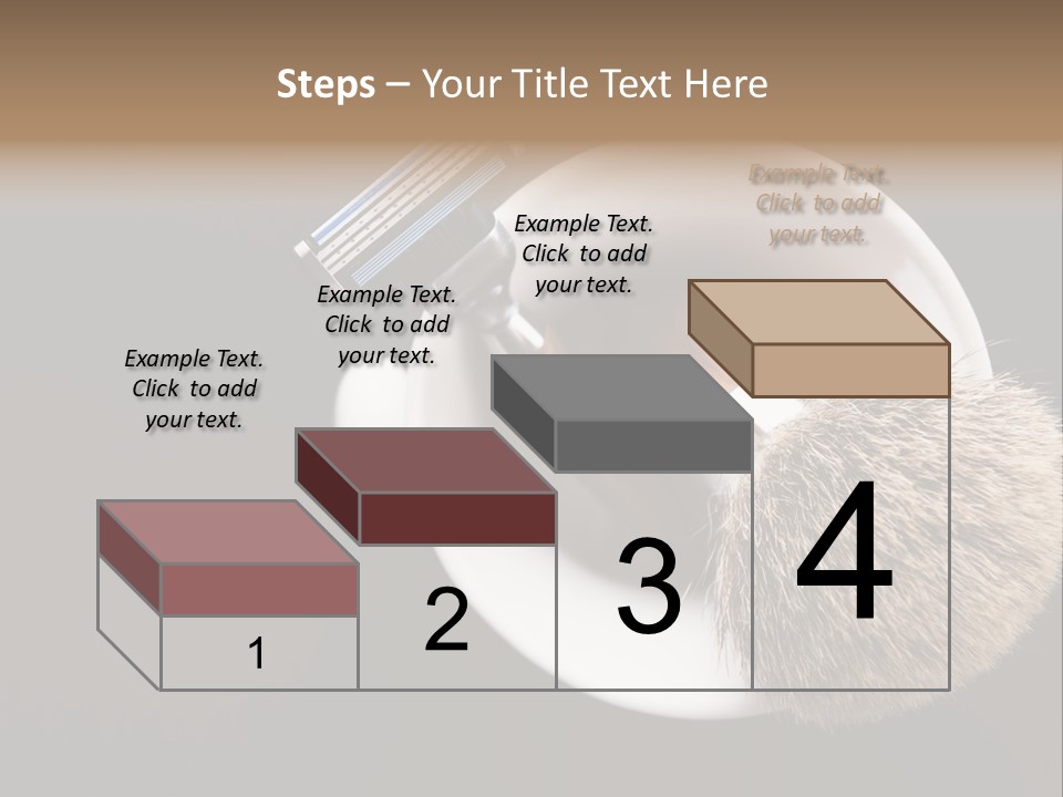 Shaving Brush Beautiful Hygiene PowerPoint Template