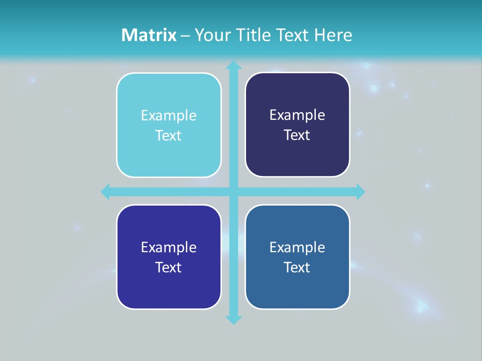 Dark Illustration Space PowerPoint Template