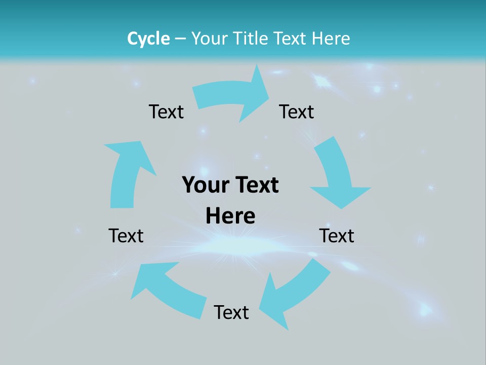 Dark Illustration Space PowerPoint Template