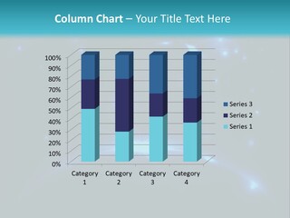 Dark Illustration Space PowerPoint Template