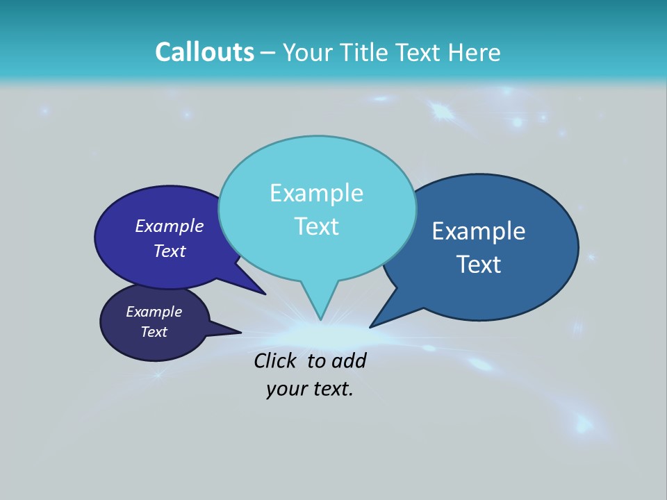 Dark Illustration Space PowerPoint Template