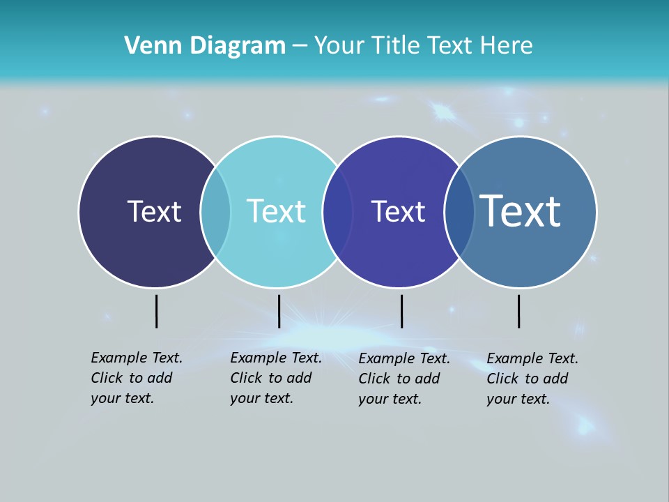 Dark Illustration Space PowerPoint Template