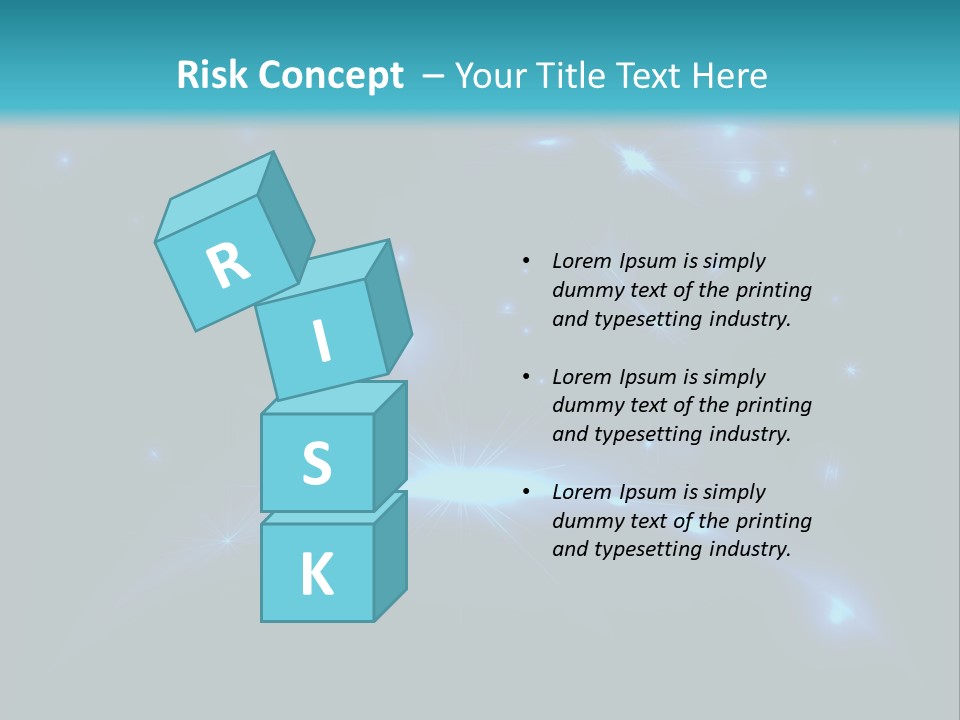 Dark Illustration Space PowerPoint Template