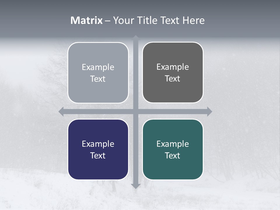 Day December Misty PowerPoint Template
