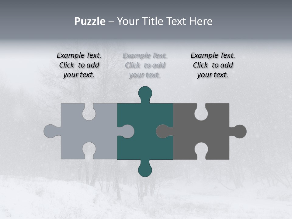 Day December Misty PowerPoint Template