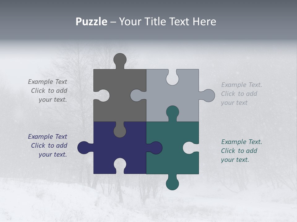 Day December Misty PowerPoint Template