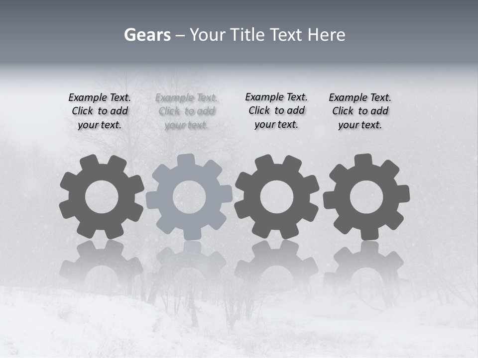 Day December Misty PowerPoint Template