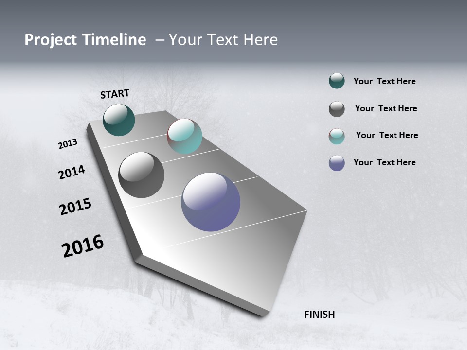 Day December Misty PowerPoint Template