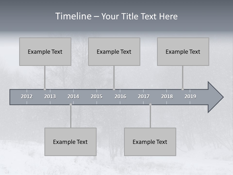 Day December Misty PowerPoint Template