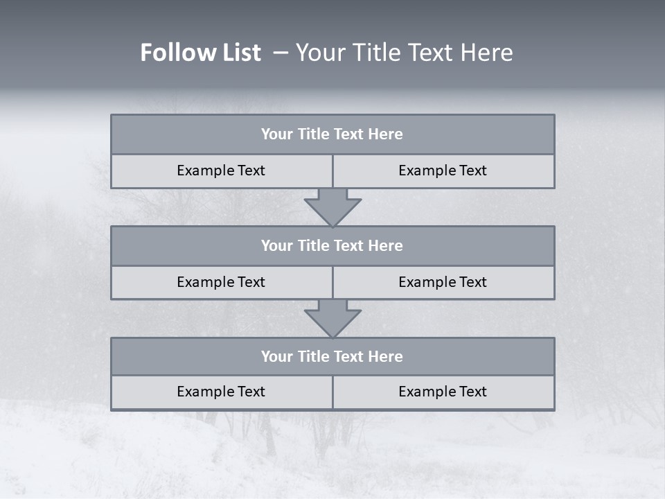 Day December Misty PowerPoint Template