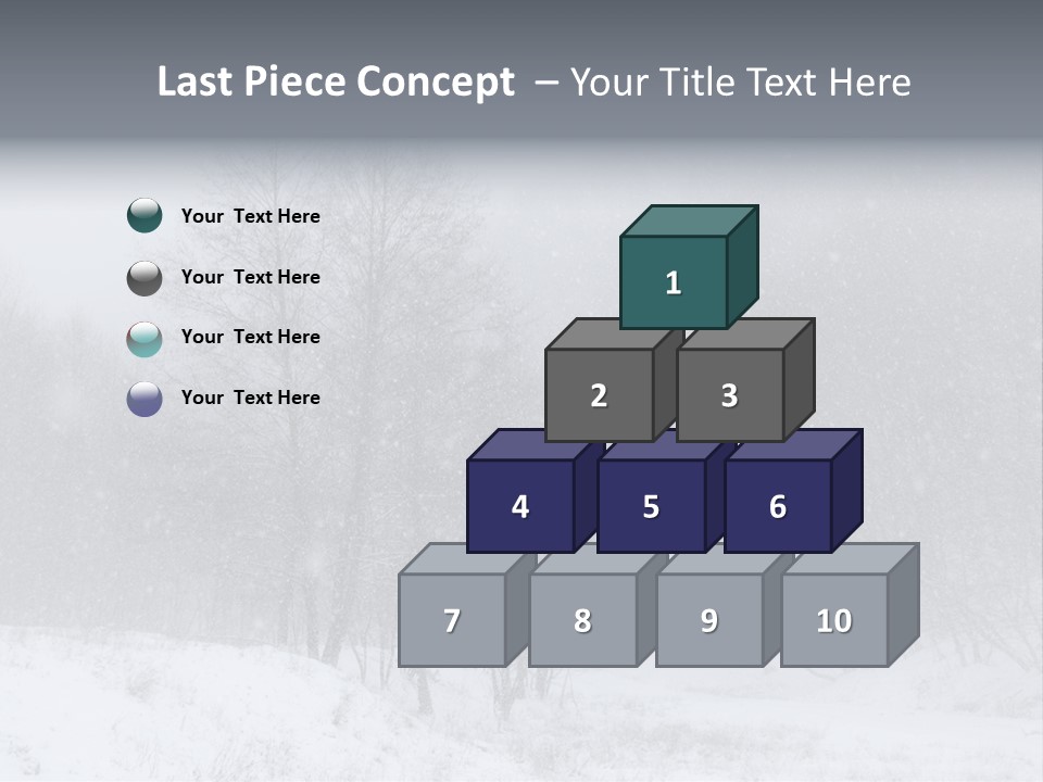 Day December Misty PowerPoint Template