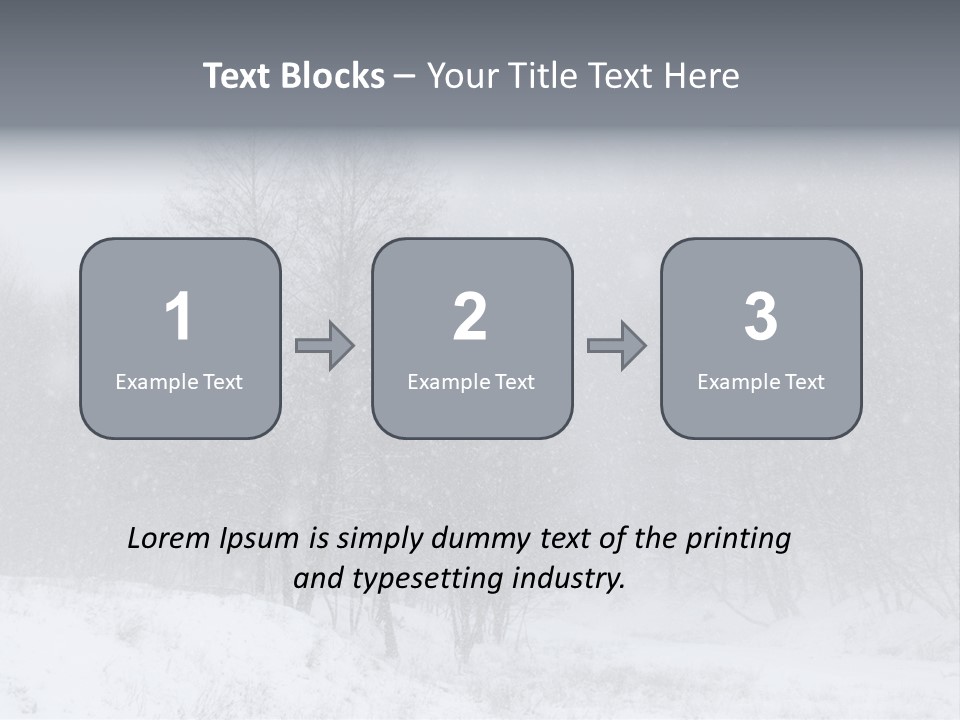 Day December Misty PowerPoint Template