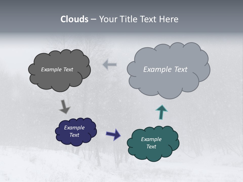 Day December Misty PowerPoint Template