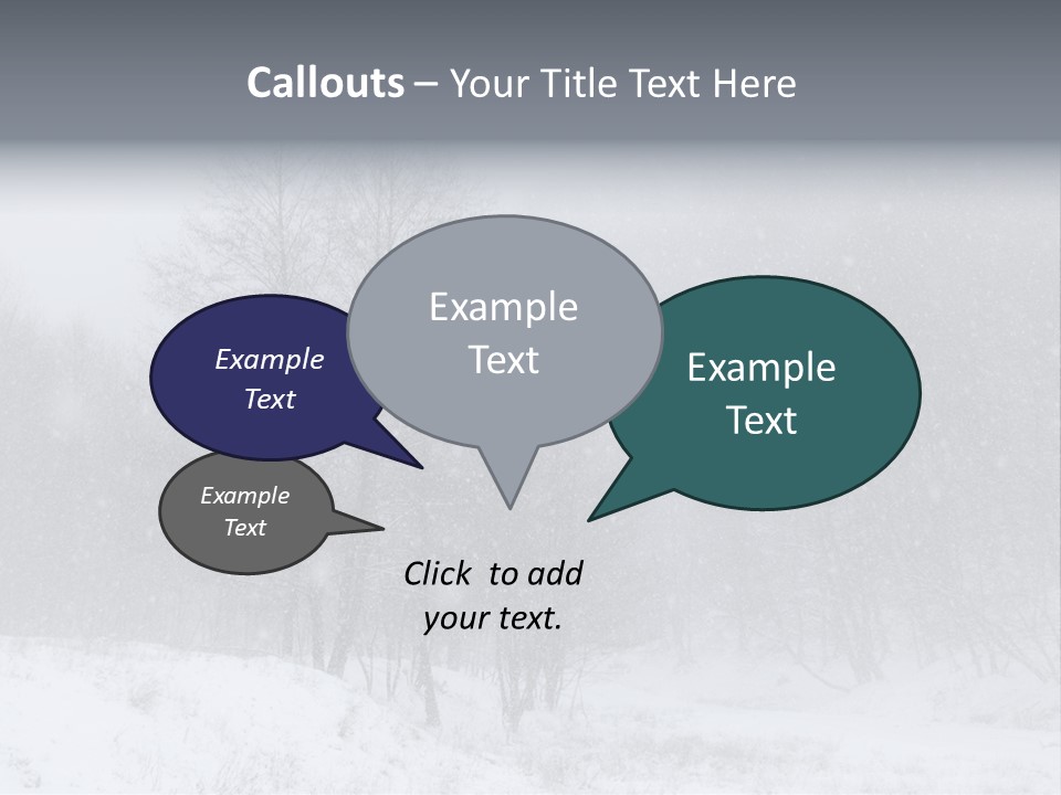 Day December Misty PowerPoint Template