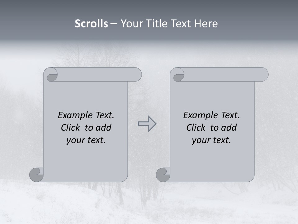 Day December Misty PowerPoint Template