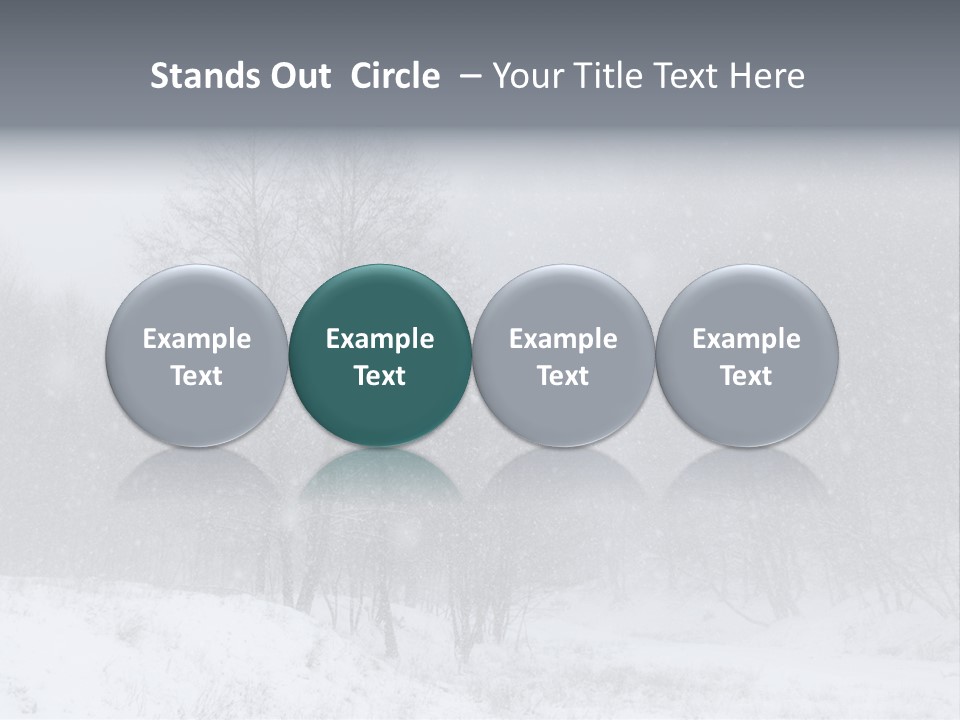 Day December Misty PowerPoint Template