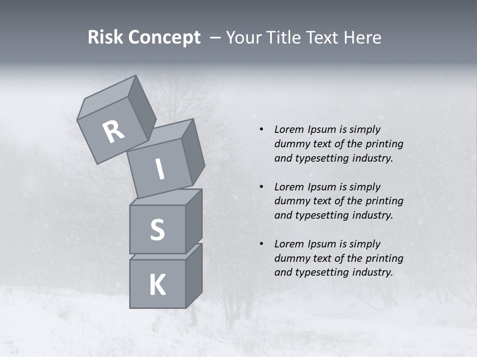 Day December Misty PowerPoint Template