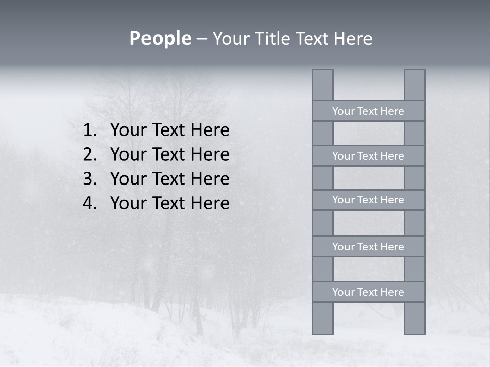 Day December Misty PowerPoint Template
