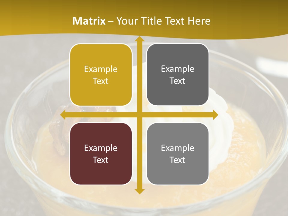 Brown Walnuts Background PowerPoint Template
