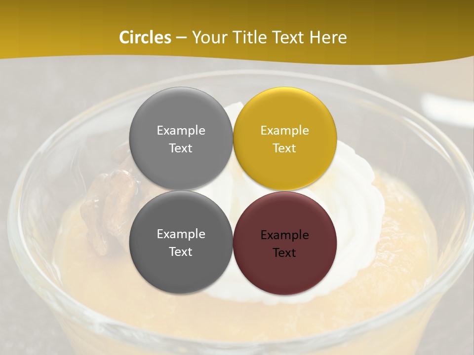 Brown Walnuts Background PowerPoint Template