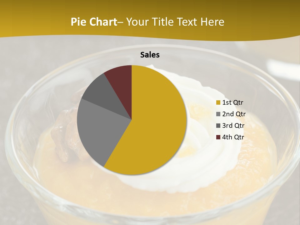 Brown Walnuts Background PowerPoint Template