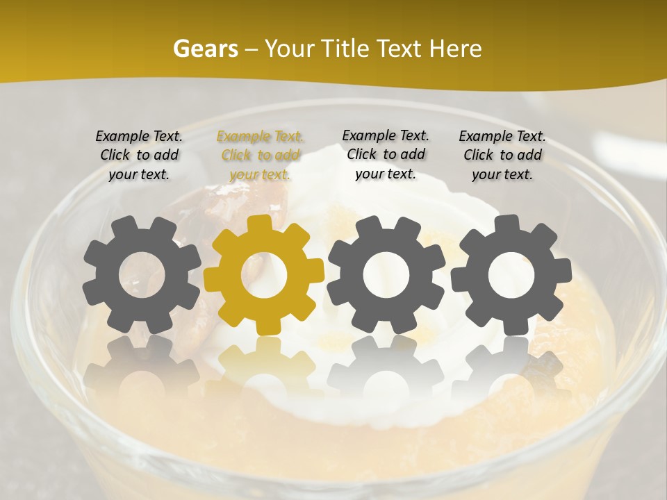 Brown Walnuts Background PowerPoint Template