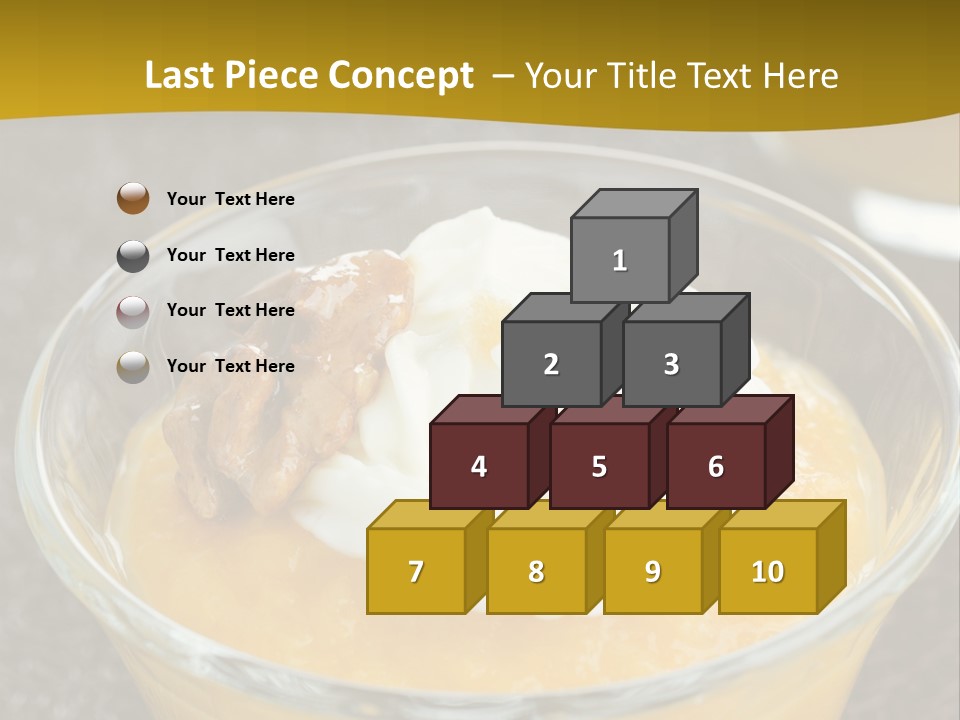 Brown Walnuts Background PowerPoint Template