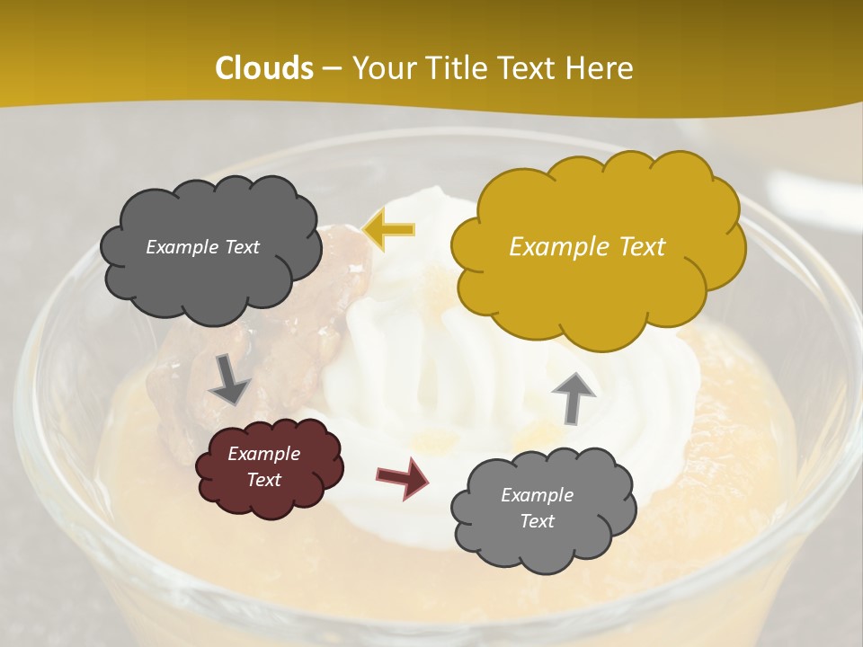 Brown Walnuts Background PowerPoint Template